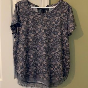 Lauren Conrad XXL Short Sleeve Top